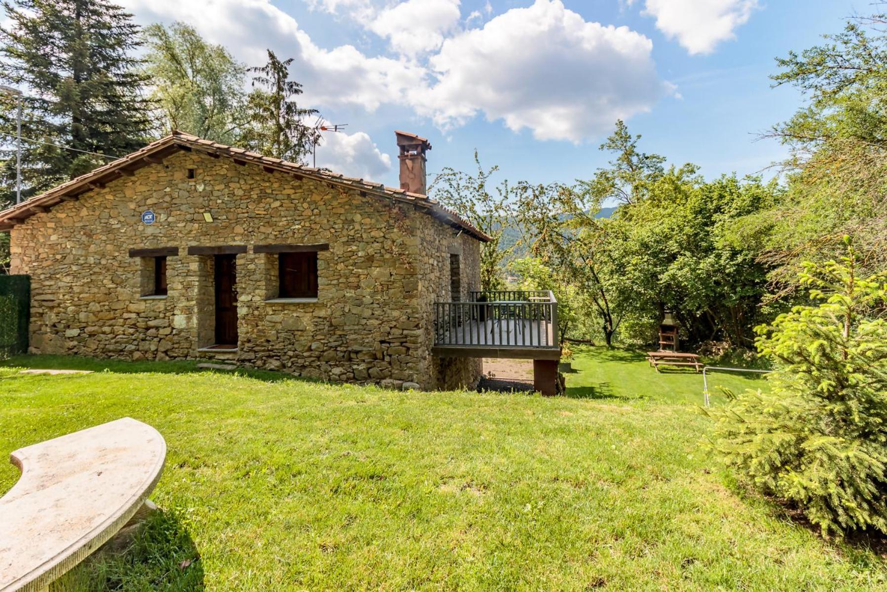 M De Puigsec Mas Rural Al Ripolles Villa Girona Eksteriør billede